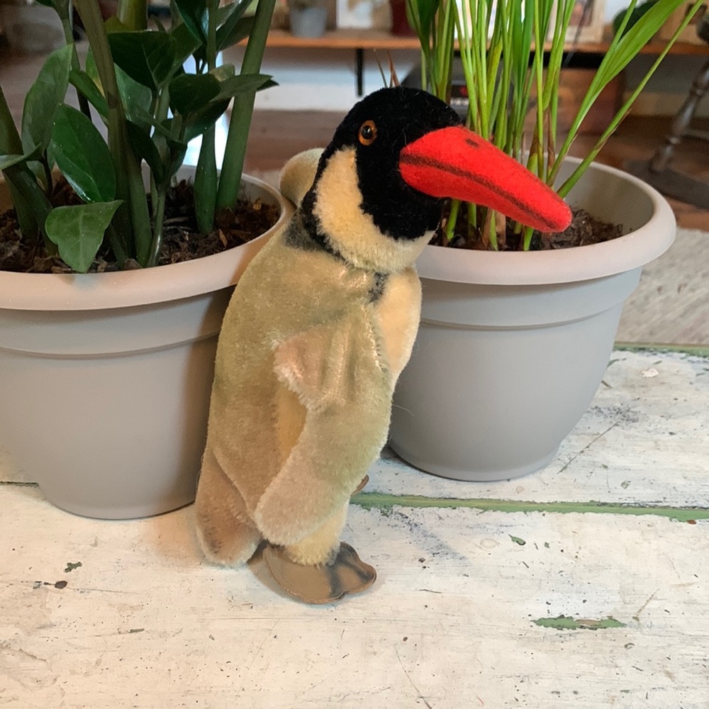 Steiff Mohair Peggy Penguin 8”